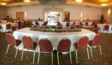 Christmas Table Runner Flower Power, Florist Davenport FL